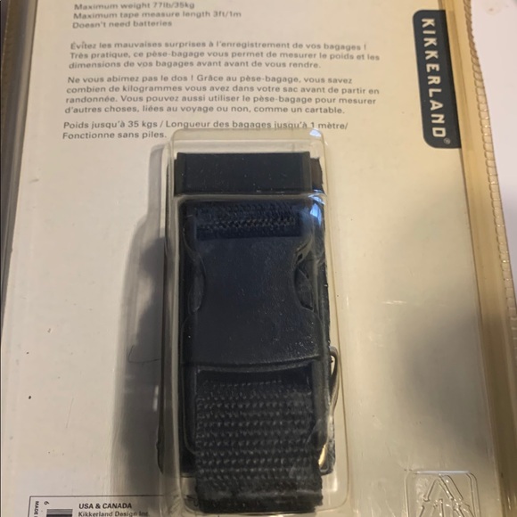 Kikkerland travel scale to weigh & measure bags - Picture 2 of 3